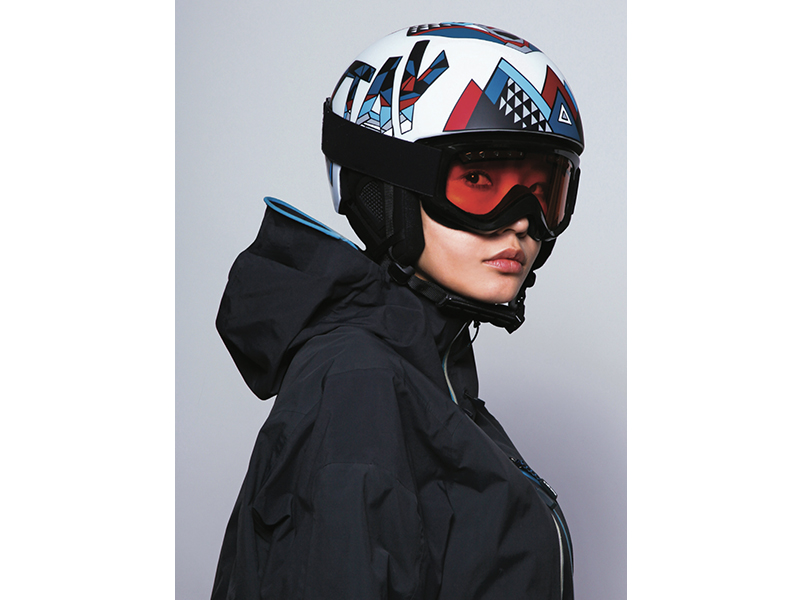 DMD Wild - Casque de ski moulé Casque de freestyle blanc - Réglable 